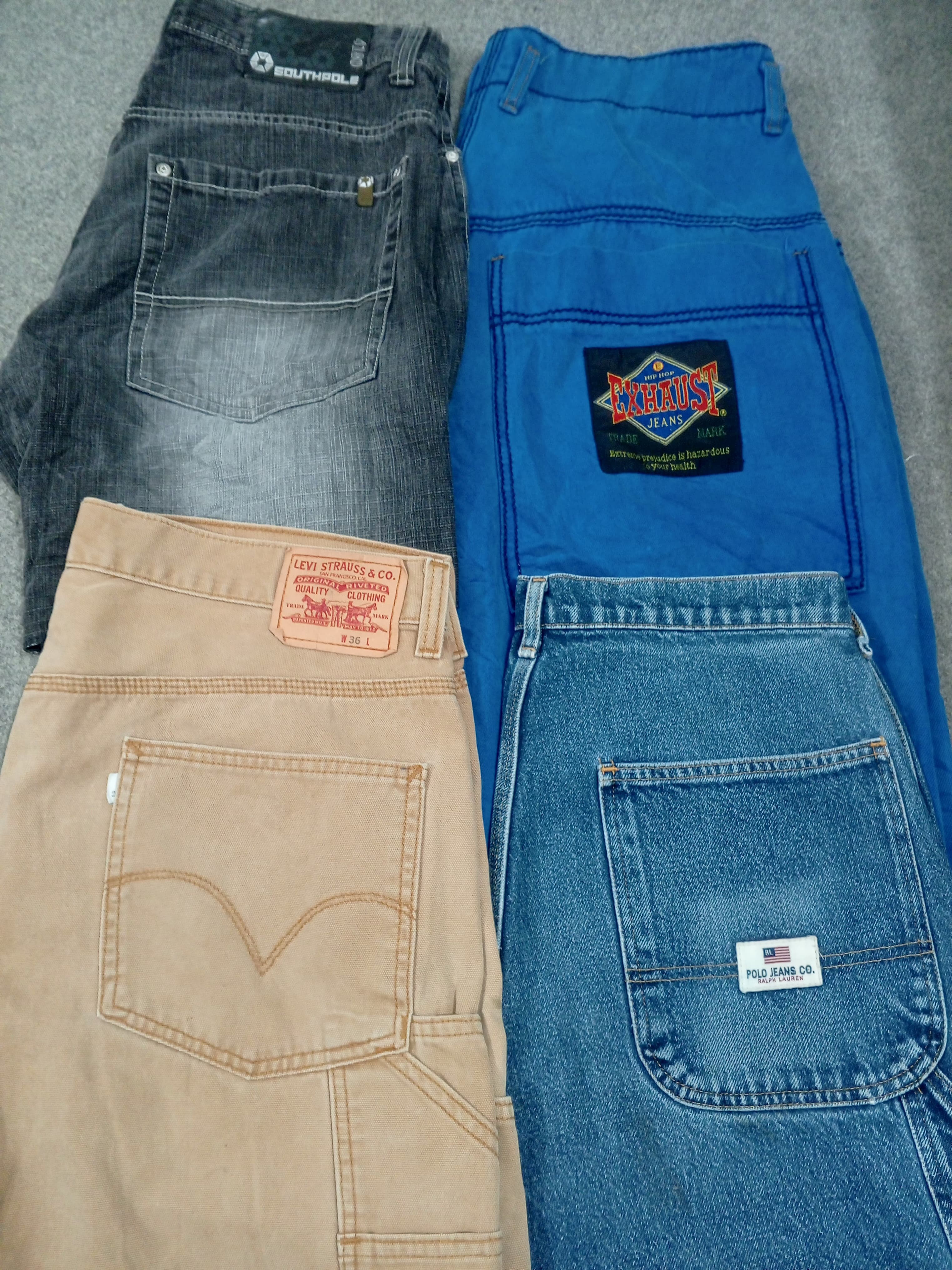 #585 Pantaloni Corti Baggy per Uomini -17