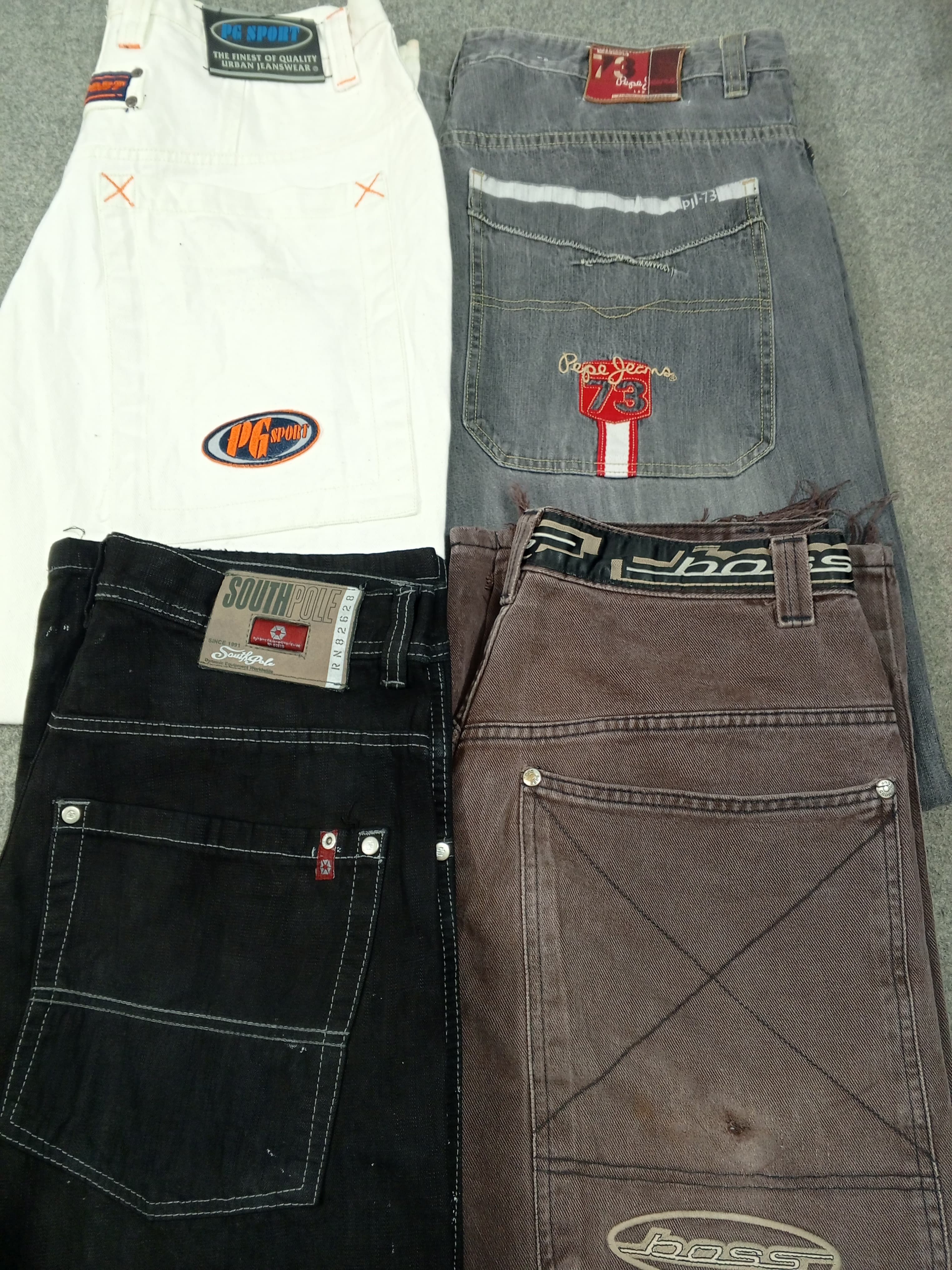 #583 Men Baggy Jeans -12