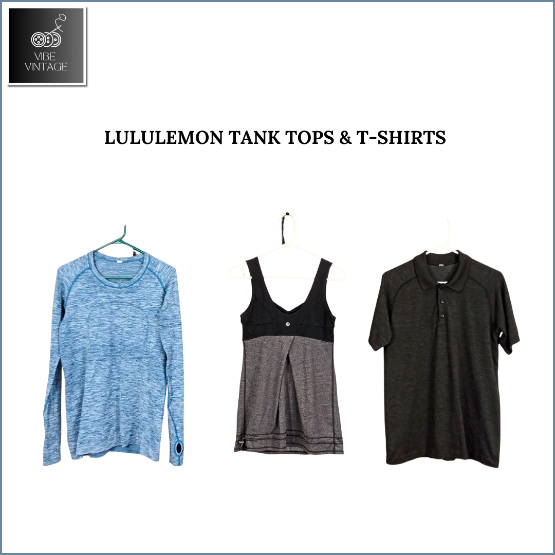 TANK TOP ET T-SHIRTS LULULEMON - 48 PCS