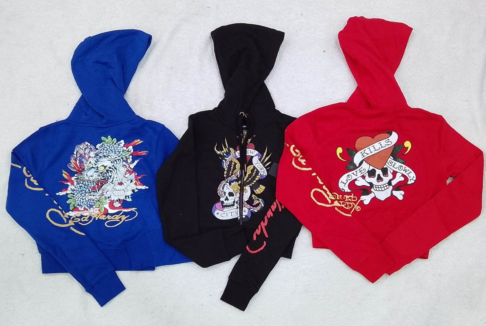 CR3857 Ed Hardy Hoodies - 25 Pcs