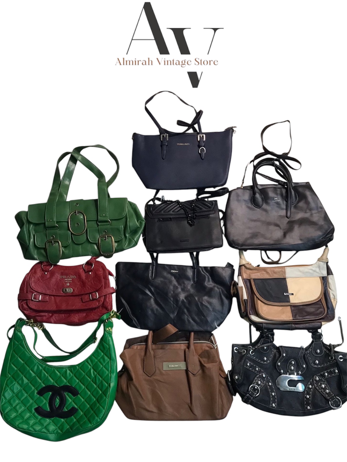 Beaux sacs de marque 100 pièces