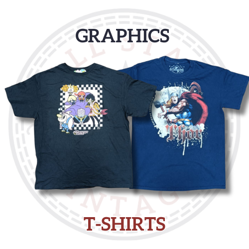 Fun Graphic T-Shirts 18 Pcs