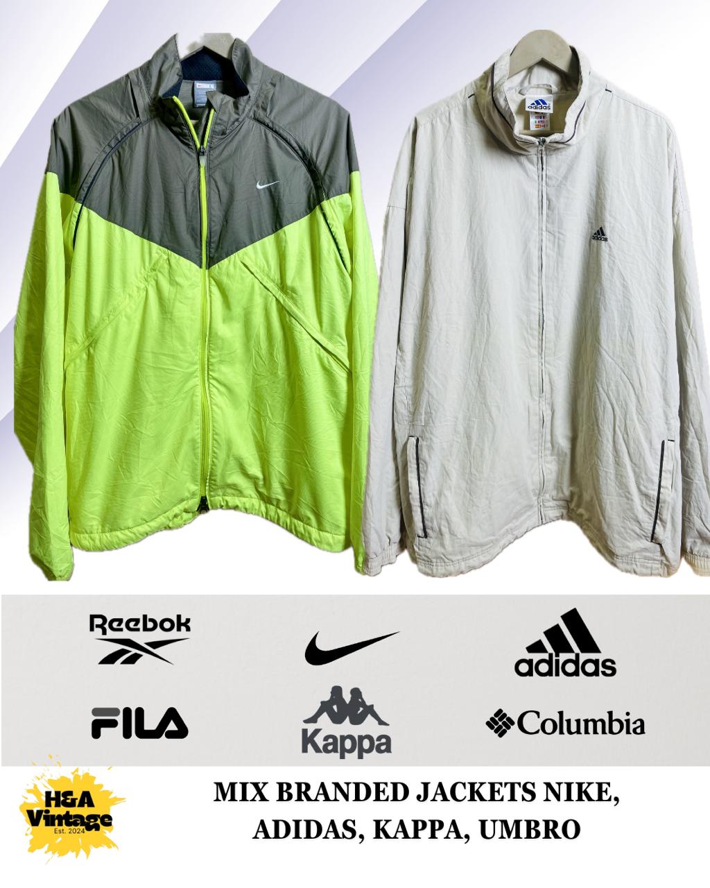 Jaquetas de Tira Nike Adidas Kappa Puma 20 Peças