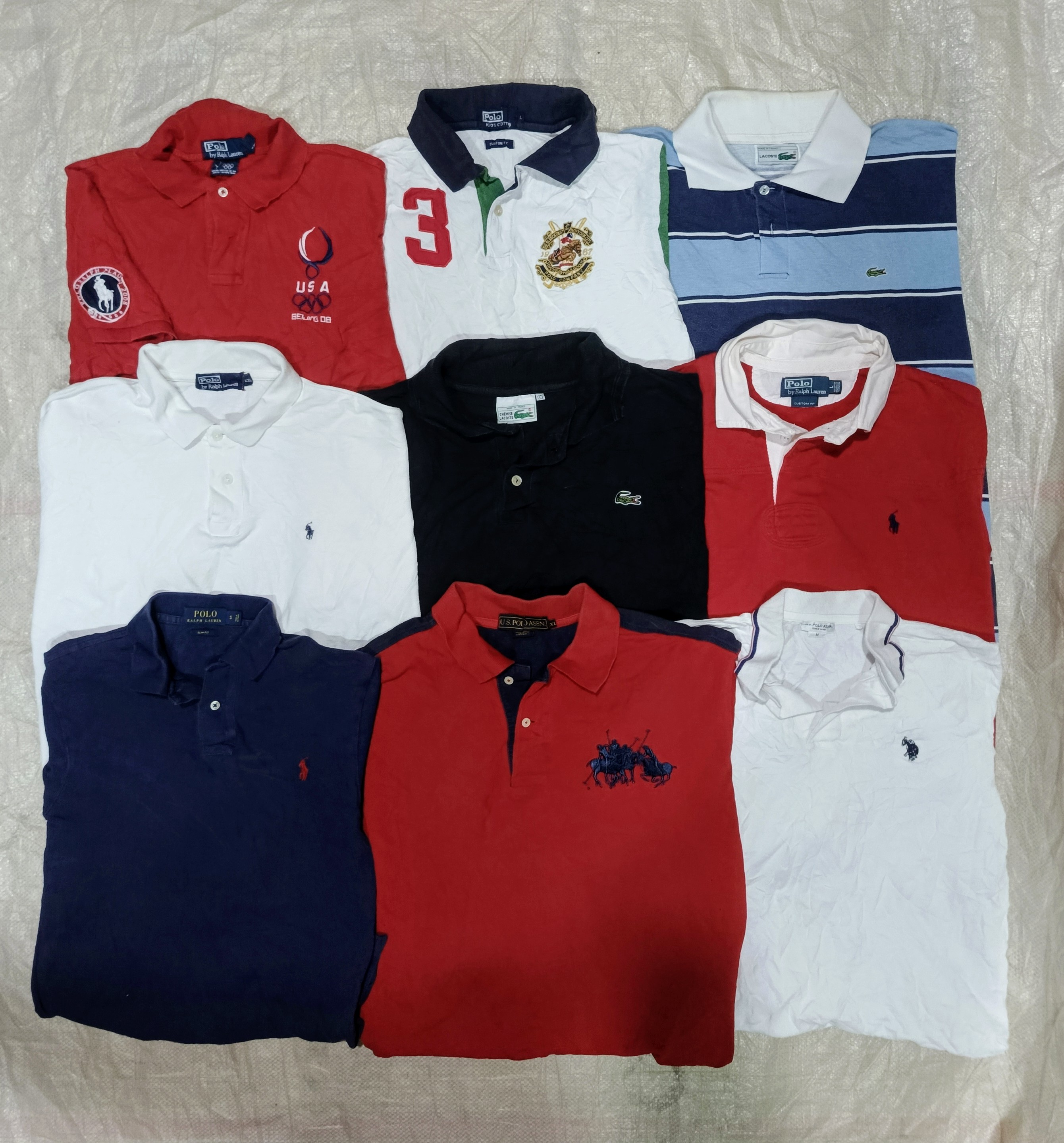 Ralph Lauren,Lacoste t shirts