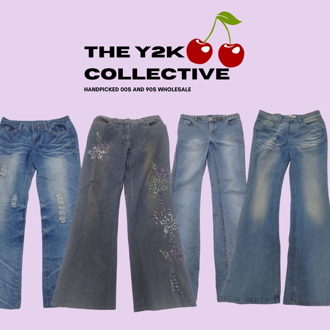 Y2K Unique Flared Jeans Mix (TEC08)