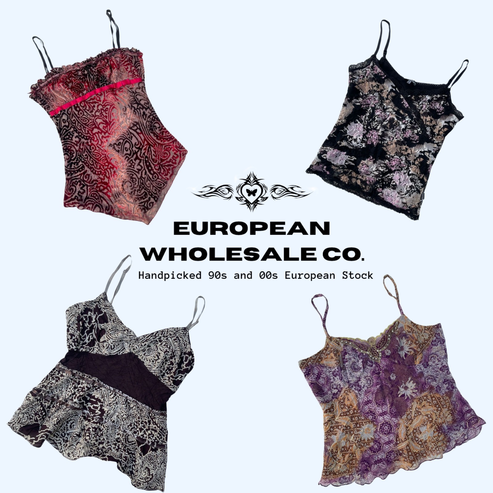 00s European Boho Cami Tops Mix (EWC021)