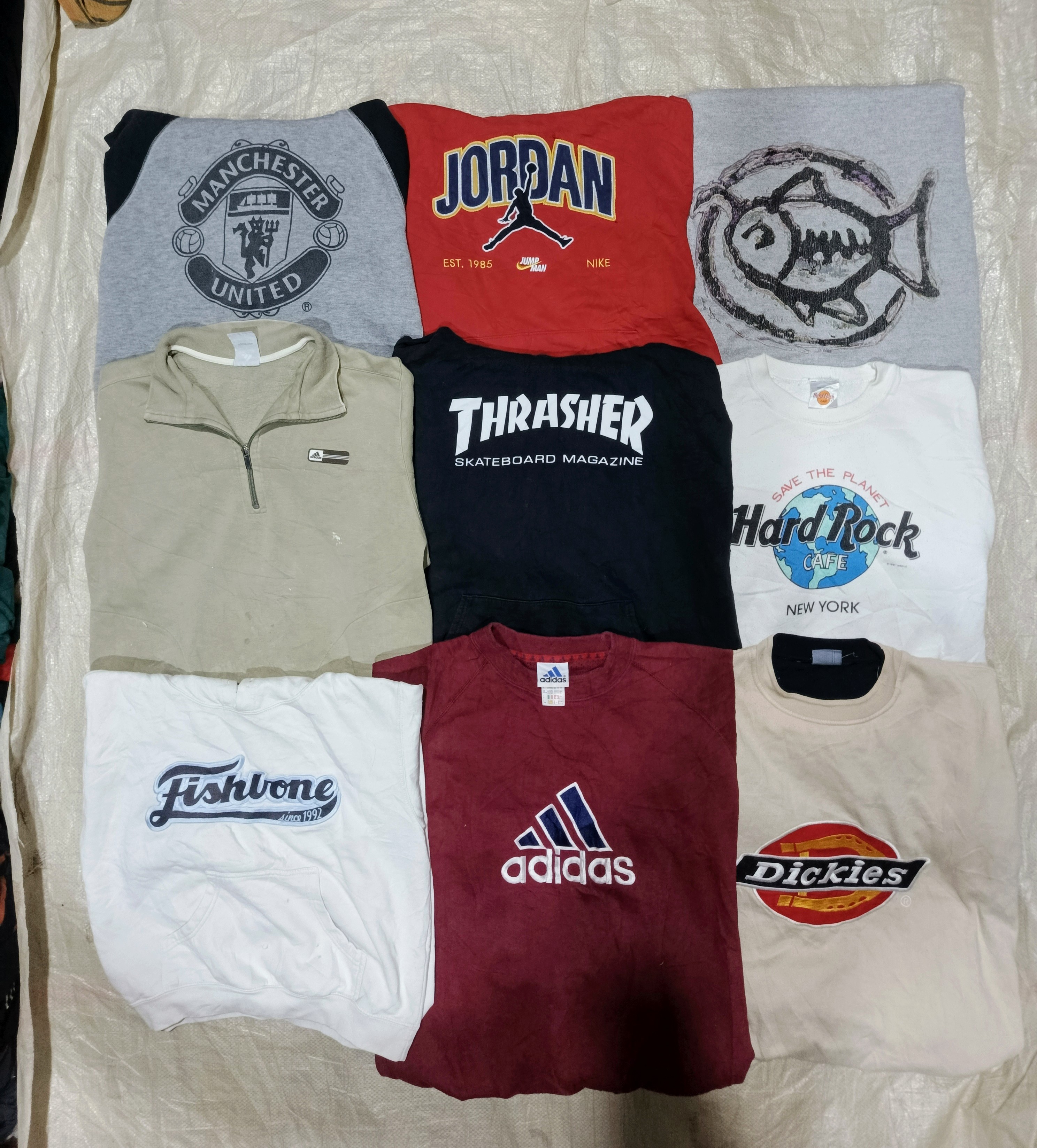 adidas ,mix brands sweatshirts