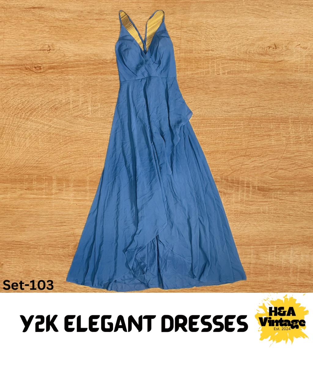 Vestidos Elegantes Y2K 10 Peças