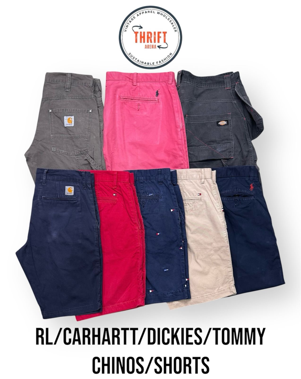 T864 RL/Carhartt/Dickies/Tommy Shorts/Chinos 20 Stk.