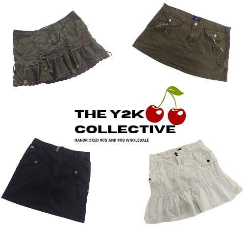 Y2K Kate Moss Vibe Mini Skirts (TEC03)