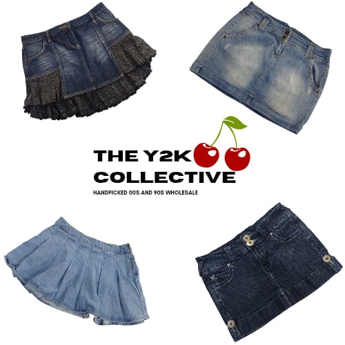 Y2K Britney Era Denim Mini Skirts (TEC08)