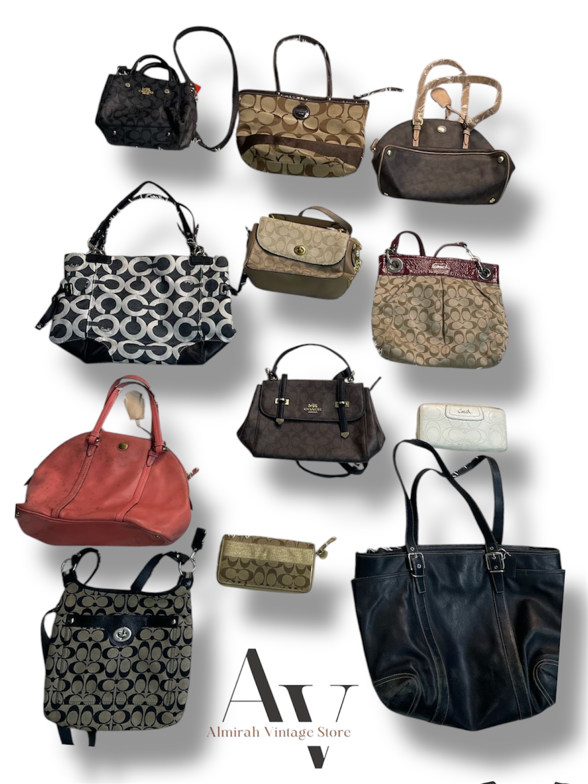 COACH BAGS 12 pieces