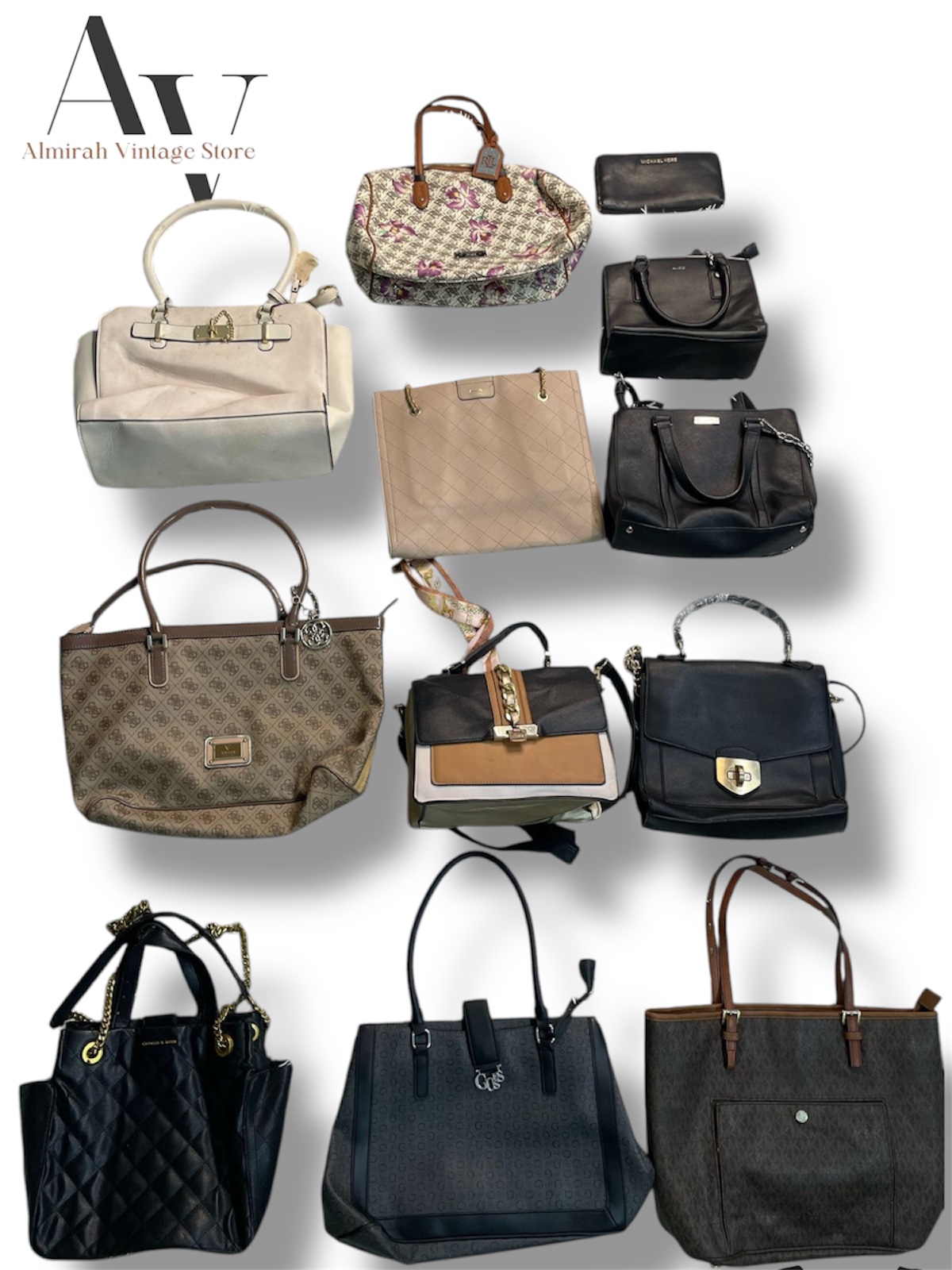 Guess,MK,kate spade and more brands bags