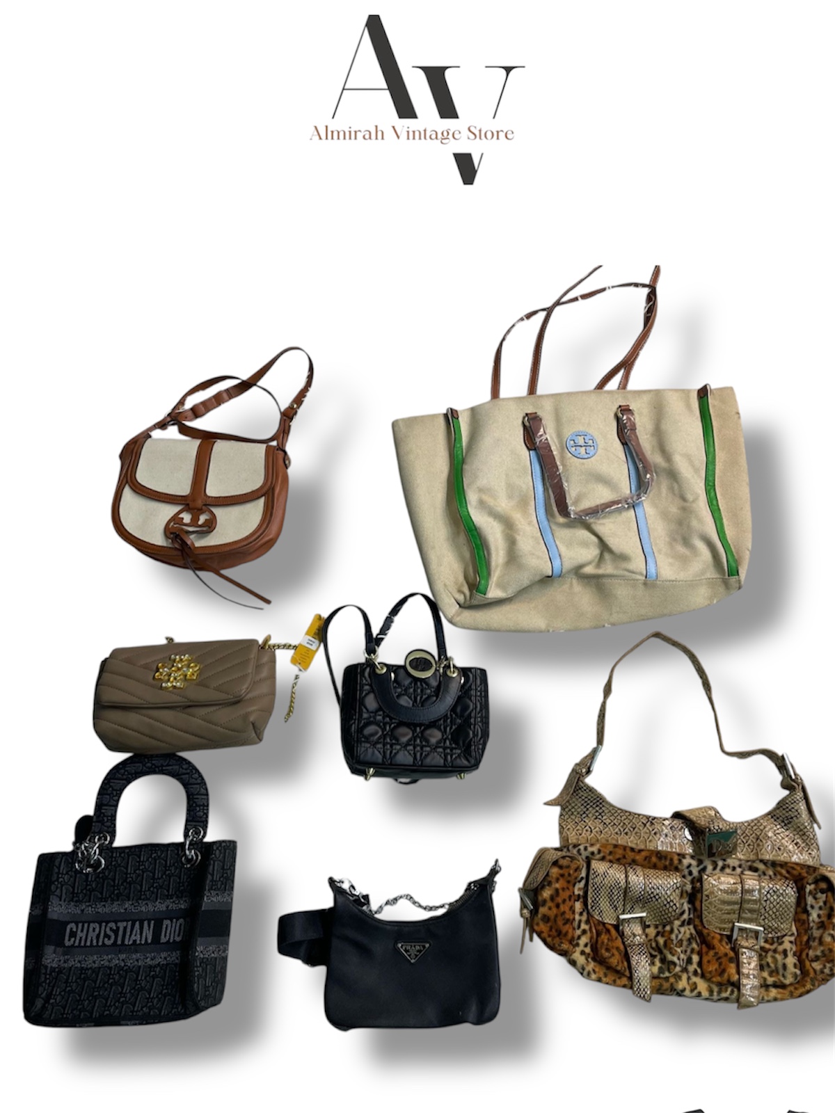 Prada,Tory Burch,Christian Dior Bags