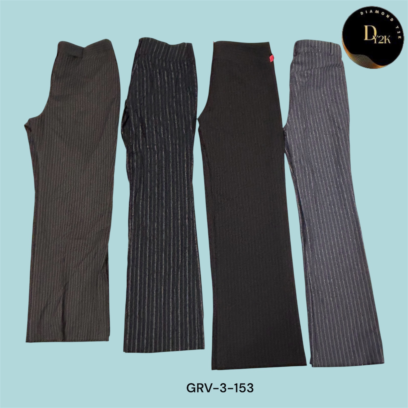 Versatile Check Poly Pants – Perfect for Office, Streetwear & More (GRV-3-153)