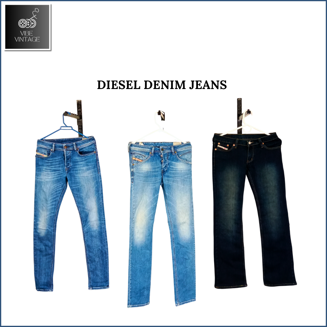 DIESEL JEANS EN DENIM - 11 PIÈCES