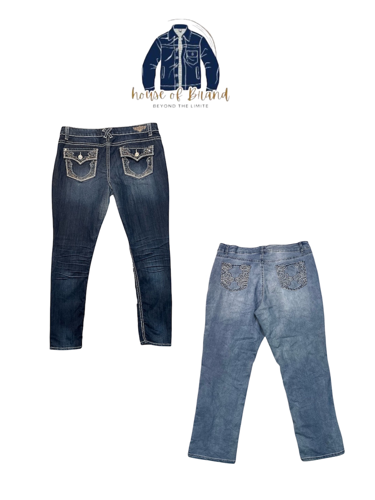 Schöne vintage gerade Jeans