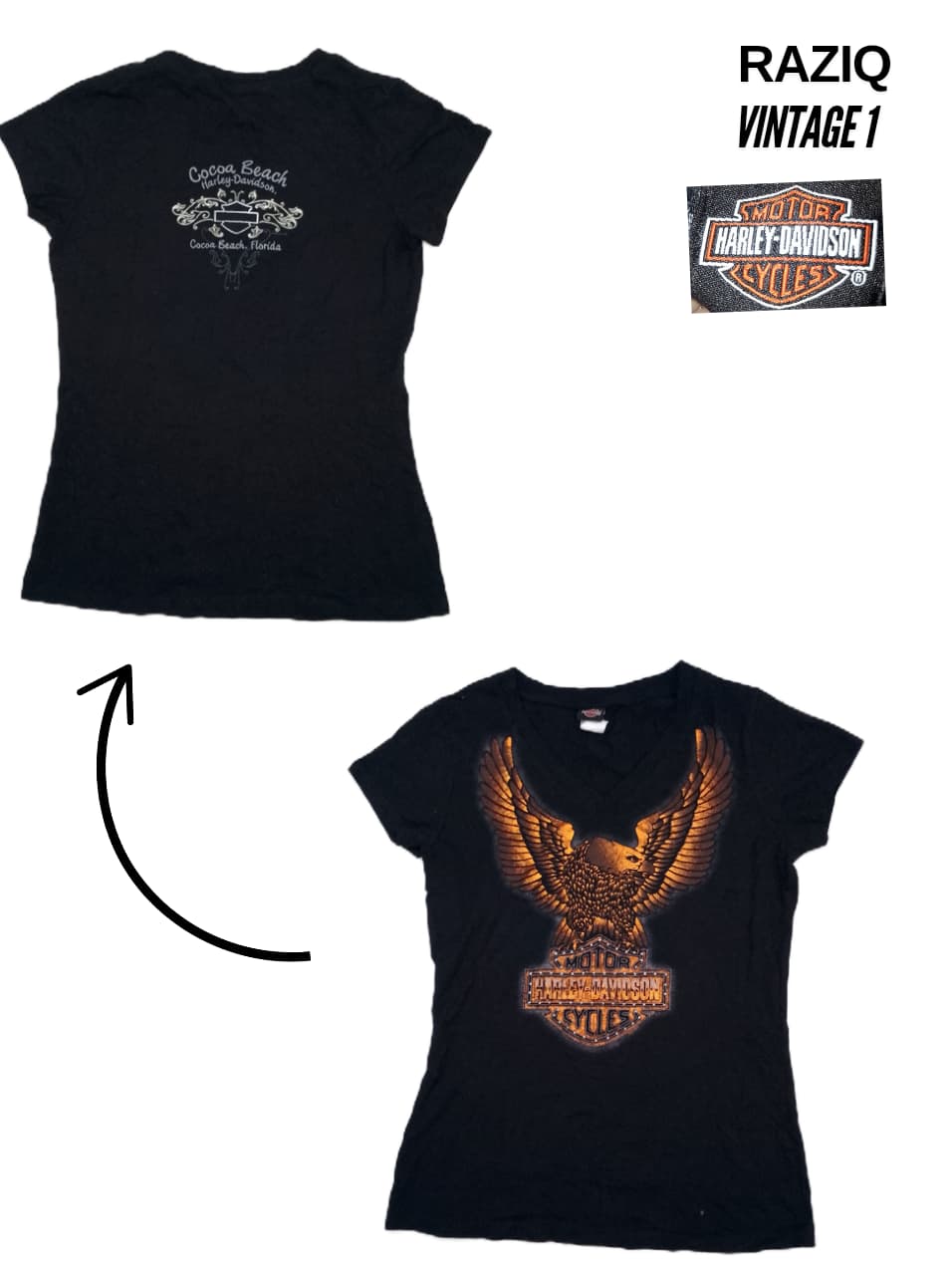 Camiseta feminina Harley Davidson