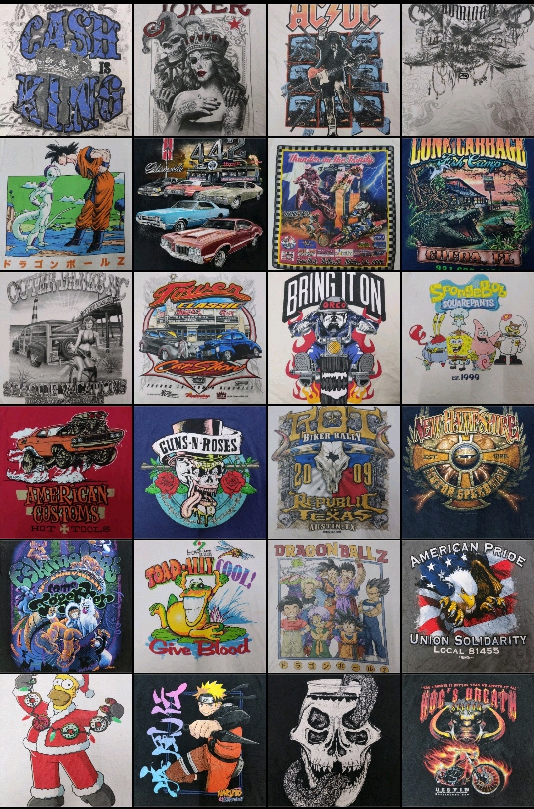 ヴィンテージプリントTシャツ 93個