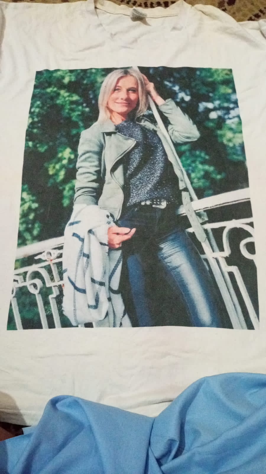 Music and mix printed brand T shirt