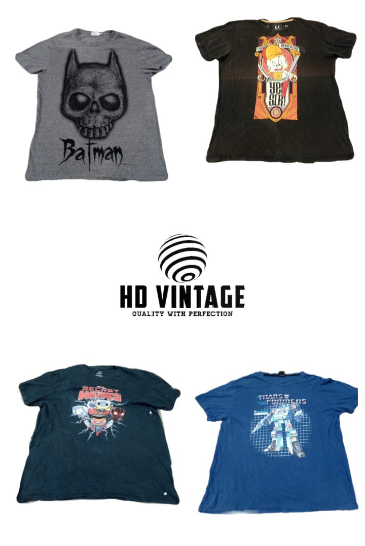 HD734 Vintage Disney Thema T-Shirts - 25 Stück