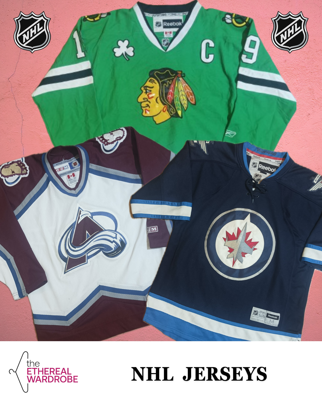 Maillots NHL 15pcs