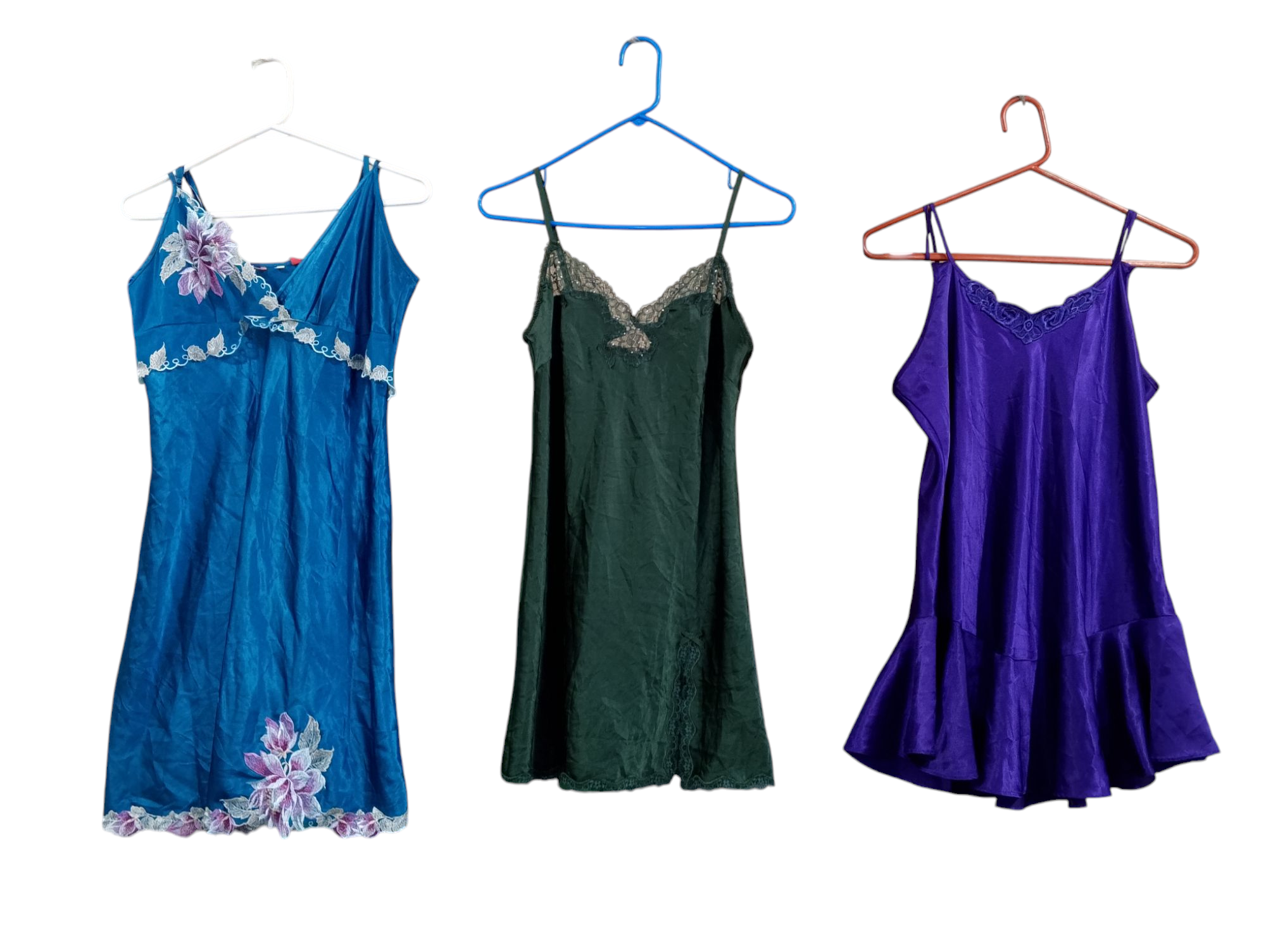 Multi-shaded slip dresses -12pcs -21/3/25