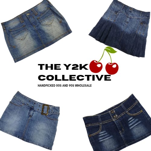 Y2K Gossip Girl Denim Mini Skirts (TEC014)