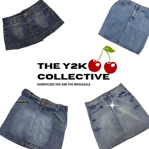 Y2K European Summer Denim Mini Skirts (TEC017)