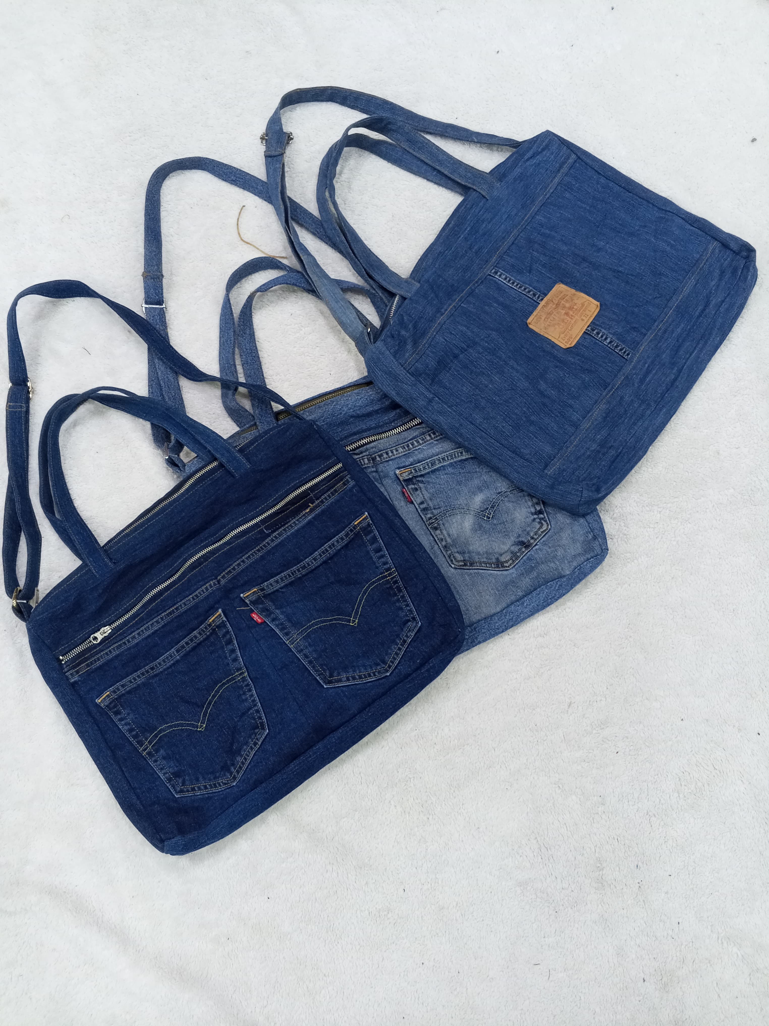 CR3899 Reworked Levi's Big Bags - 10 Pcs