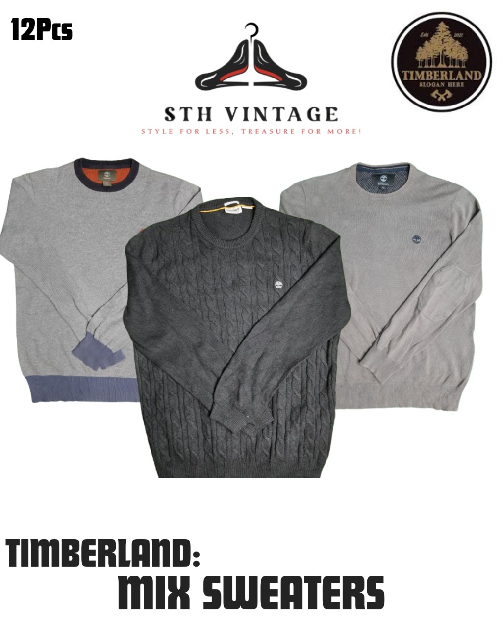 Timberland Round-Neck Sweaters