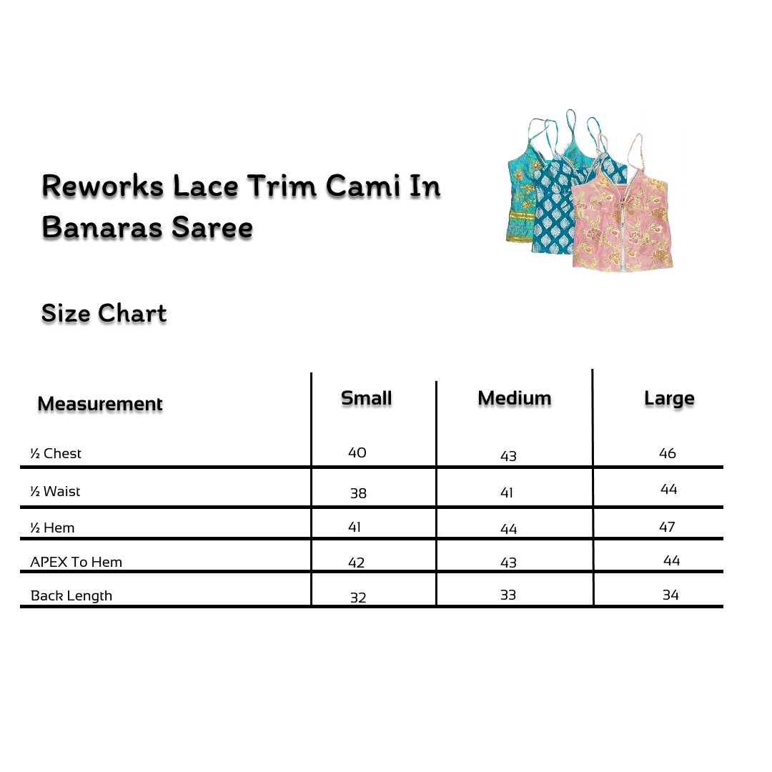 SS25 Reworks Spitzenbesatz Khaddi Seiden-Cami-Tops