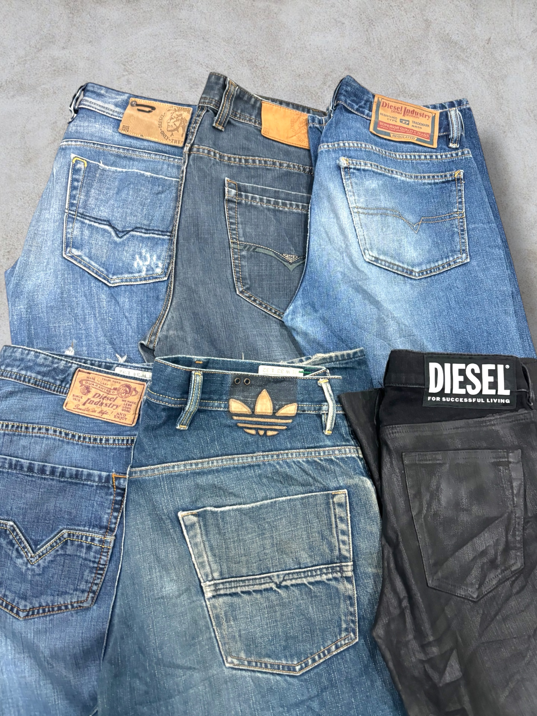Diesel Baggy Bootcut Jeans 20 Pcs (A-67)