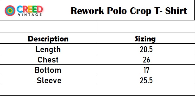 CR4006 Rework Polo Crop Tops - 25 Pz