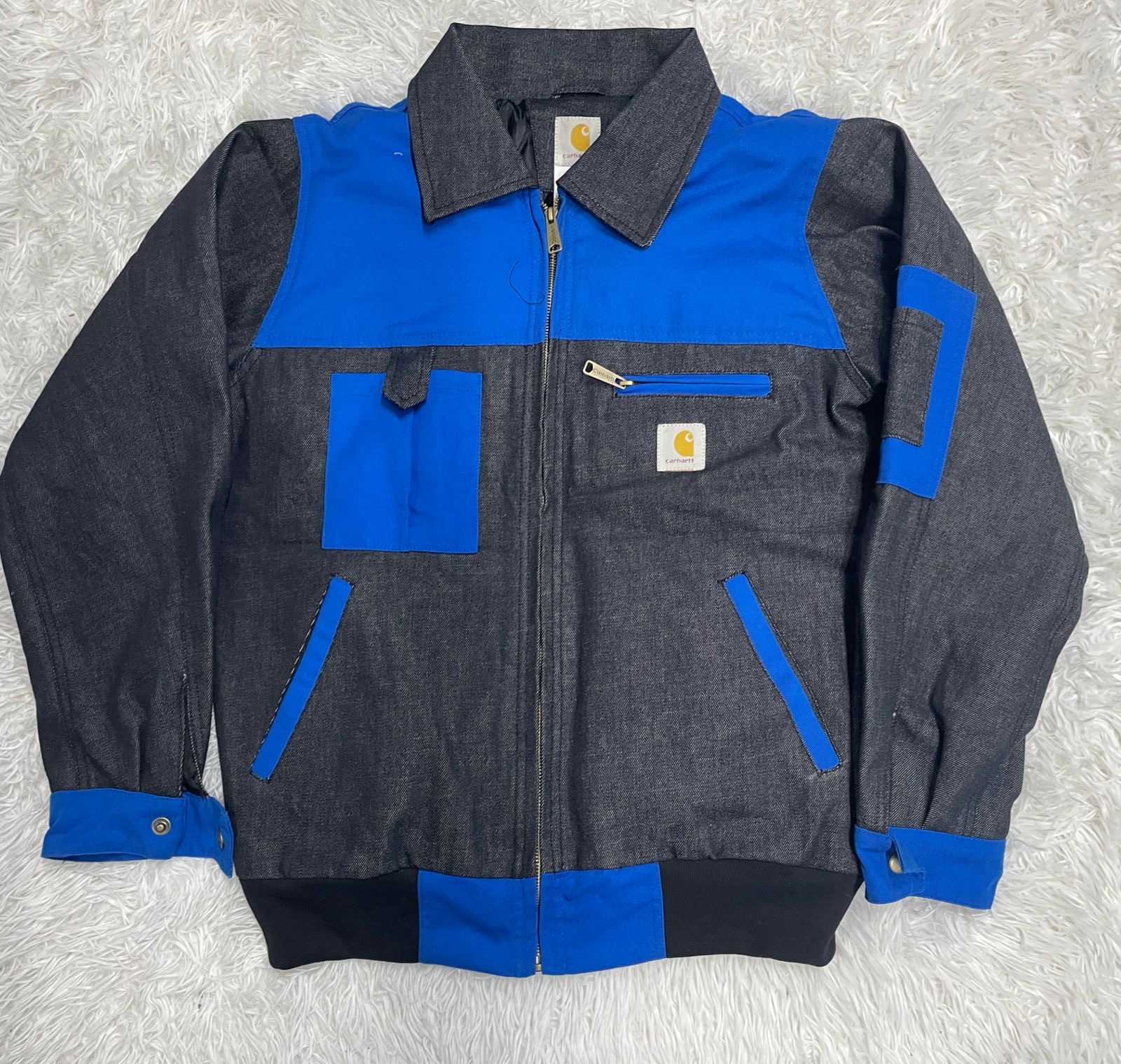GIACCHE IN DENIM STILE REWORK CARHARTT WORKWEAR