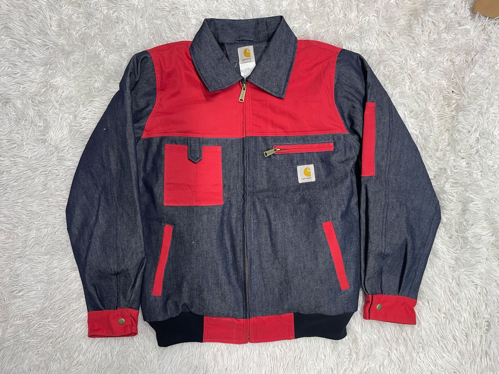 GIACCHE IN DENIM STILE REWORK CARHARTT WORKWEAR