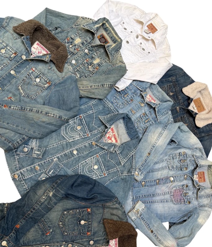 TRUE RELIGION JACKETS 8 Pcs BUNDLE