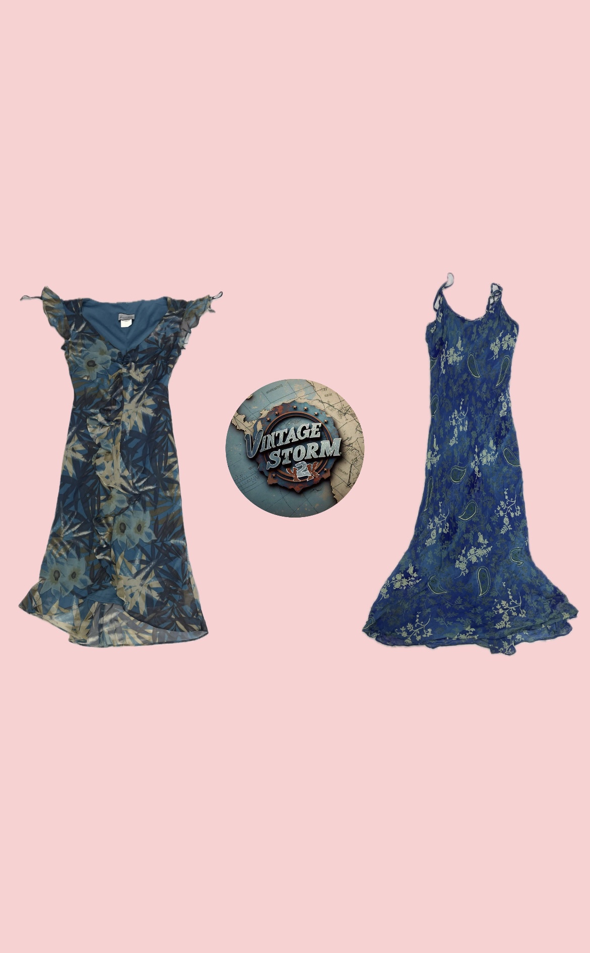 Y2K Aesthetic Long Poly Dress - 25 Pcs