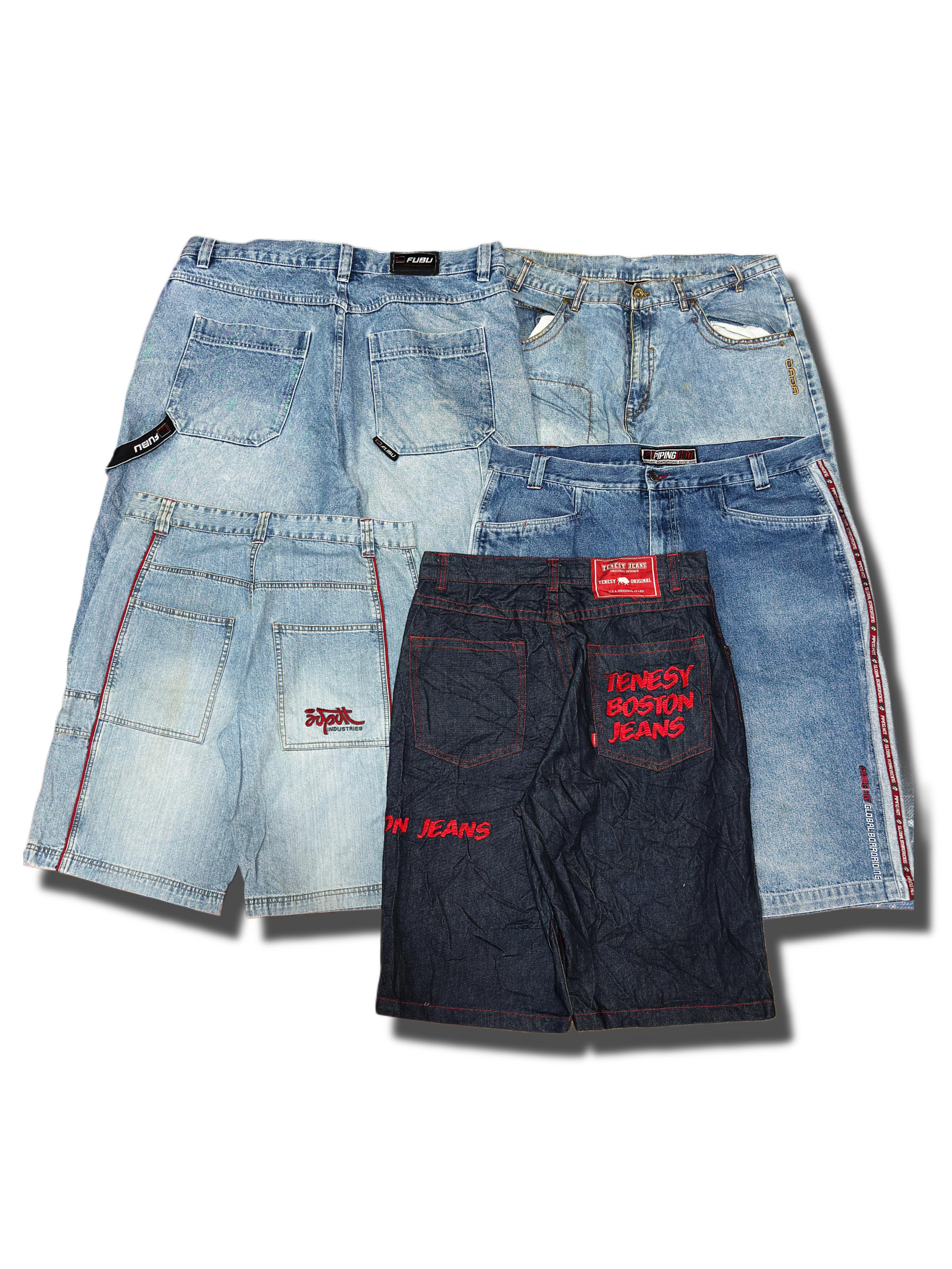 Shorts brodés japonais Y2K Hip Hop