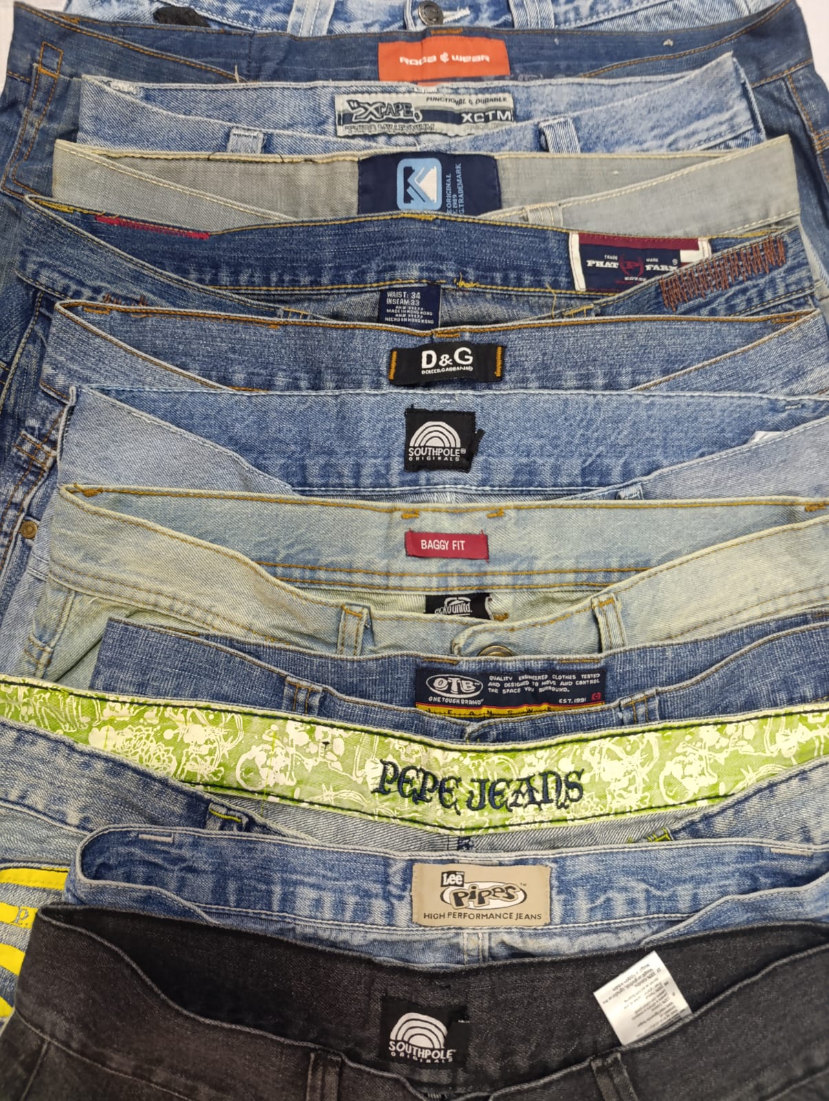 R54 Men Branded Baggy Hip Hop Jeans-12