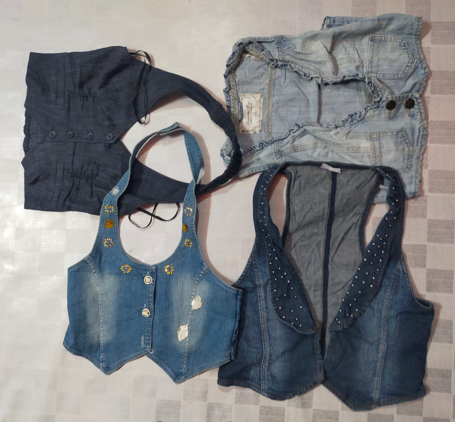 Y2K UNBRANDED WAISTCOAT WOMAN WEAR #242