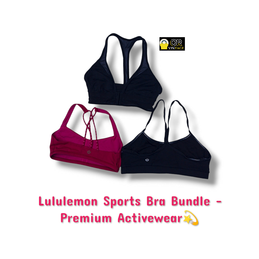 Paquete de Sujetadores Deportivos Lululemon – Ropa Deportiva Premium💫