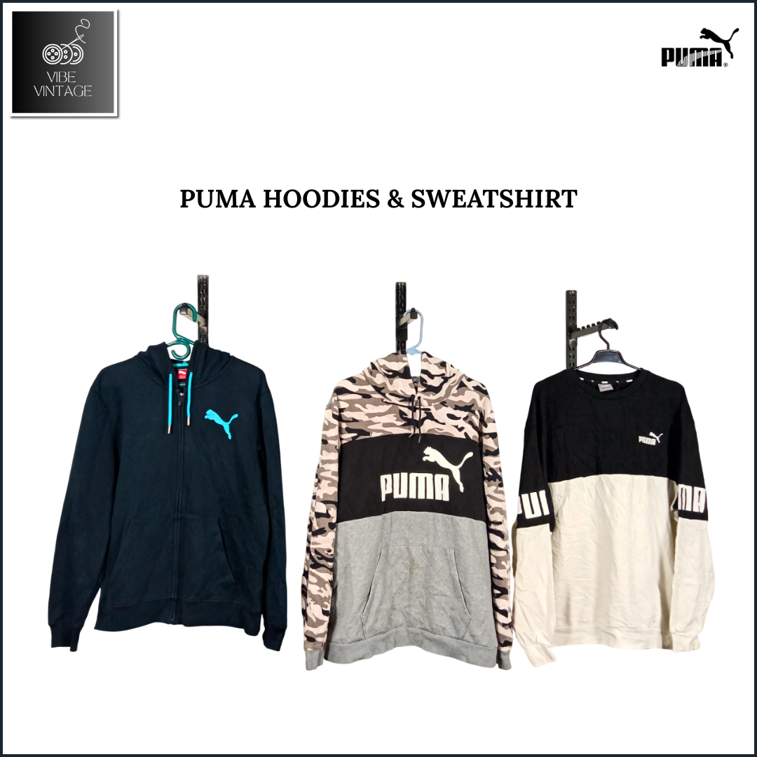 SUDADERAS Y SUÉTERES PUMA - 24 PCS (PAQUETE 2)