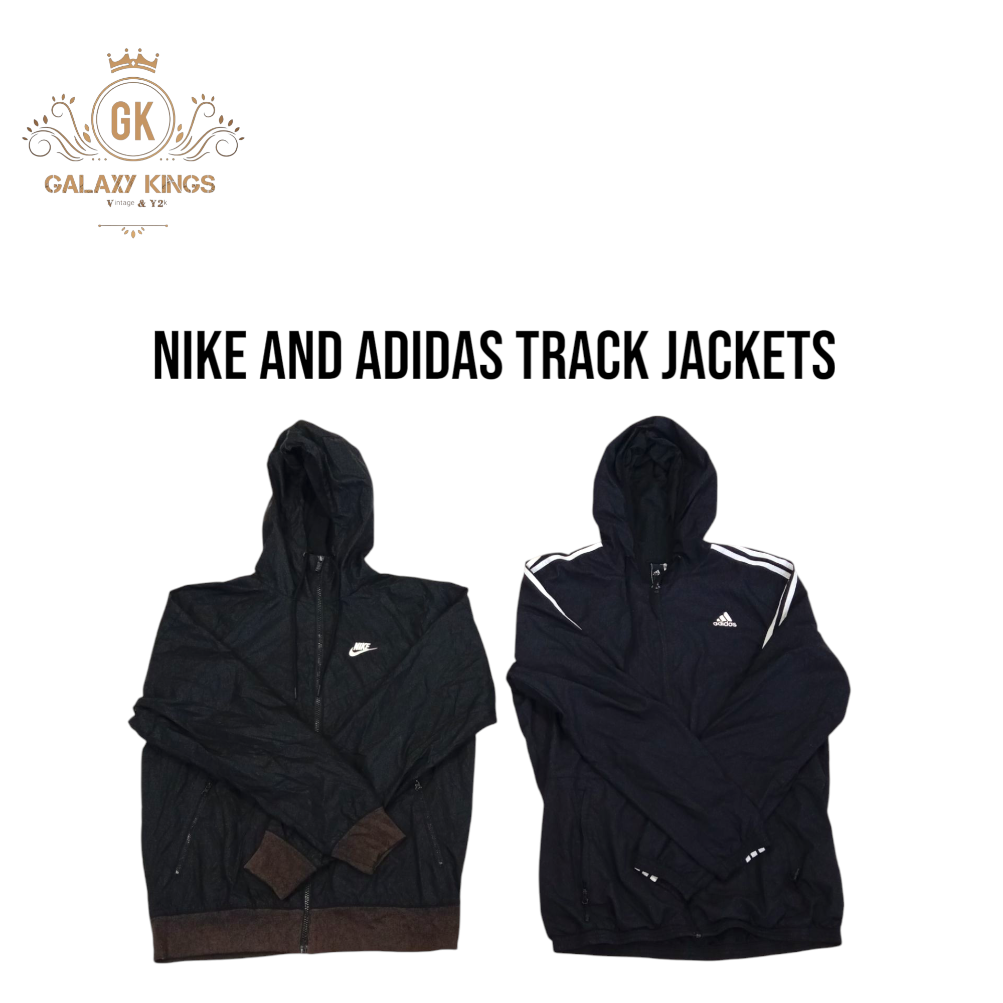 Nike and Adidas Track Jackets