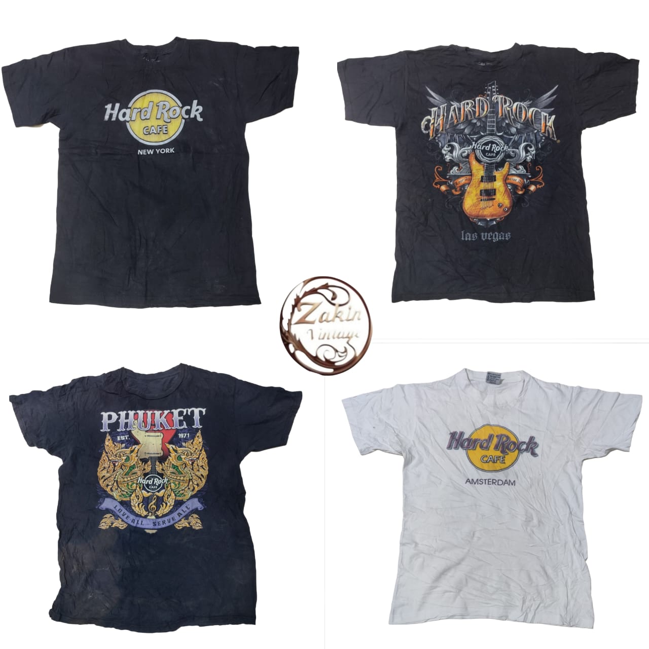 T-shirts de hard rock vintage