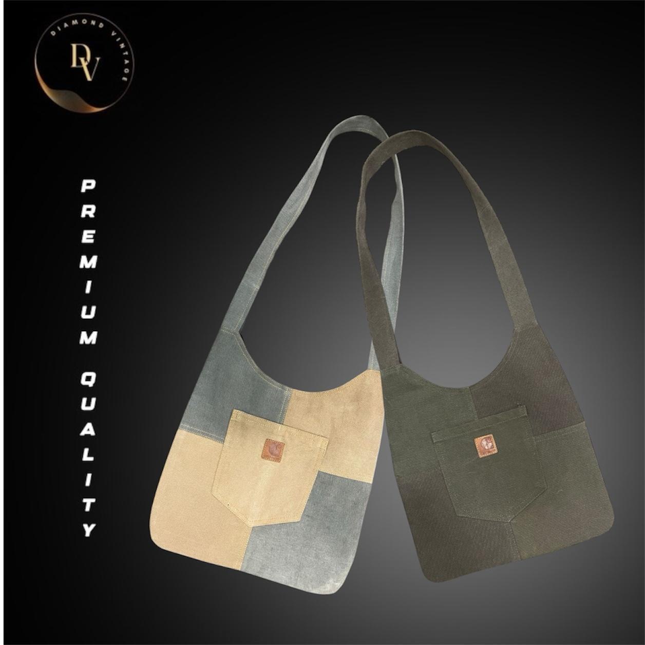 Borse in patchwork Carhartt upcycled 50 pezzi