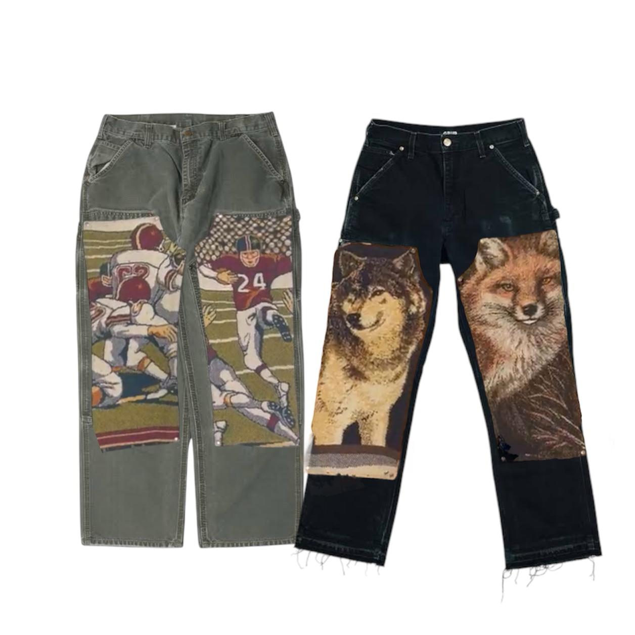 Jean à double genou Carhartt retravaillé 9 pièces