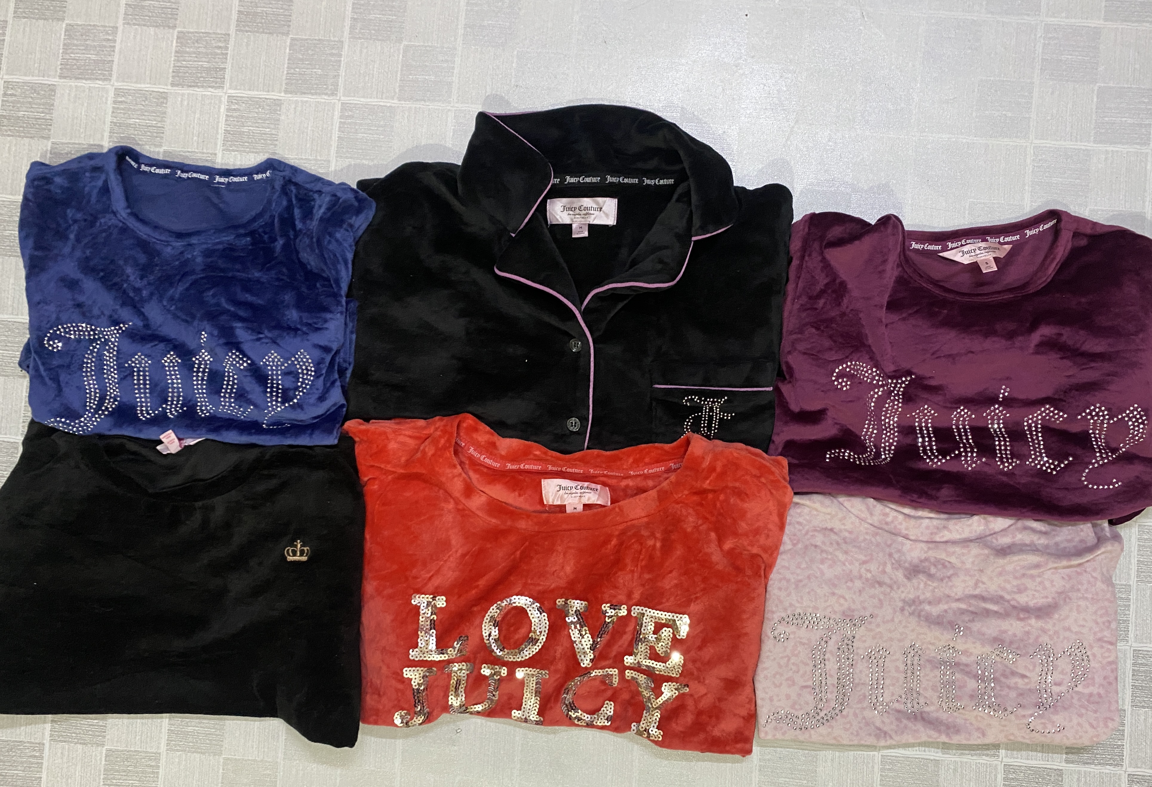SD0090 - Ladies Juicy Couture T-Shirts - 20 Pieces