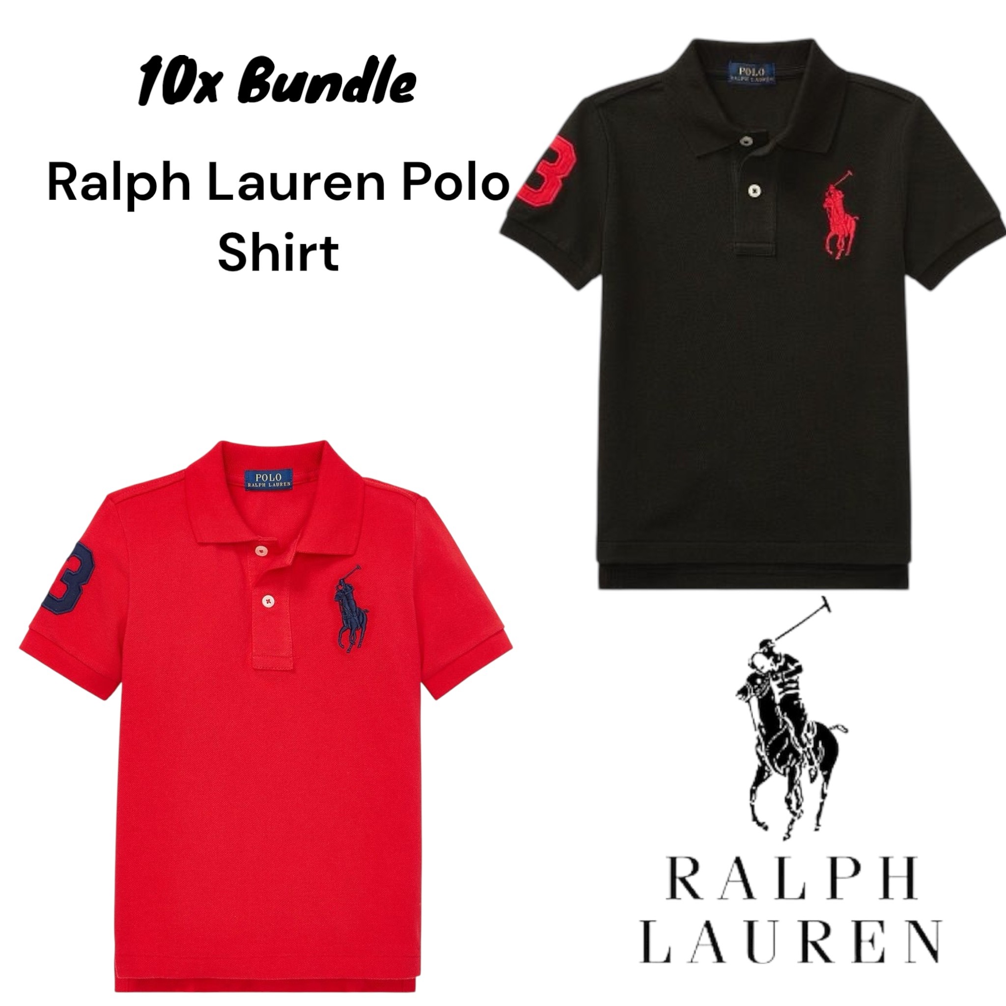 10x Ralph Lauren Polohemd