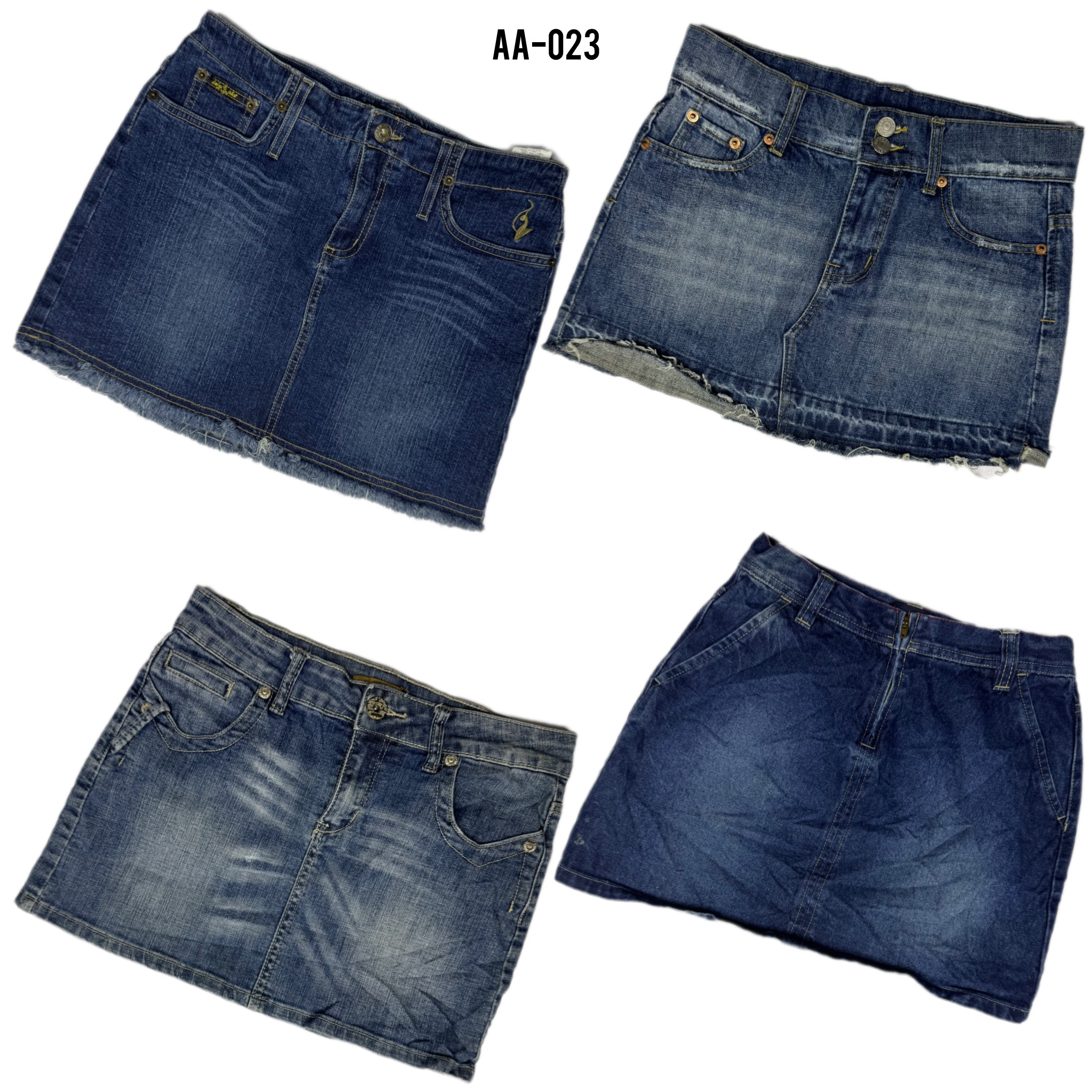 Jupes micro mini en denim Y2K IT Girl (AA-023)